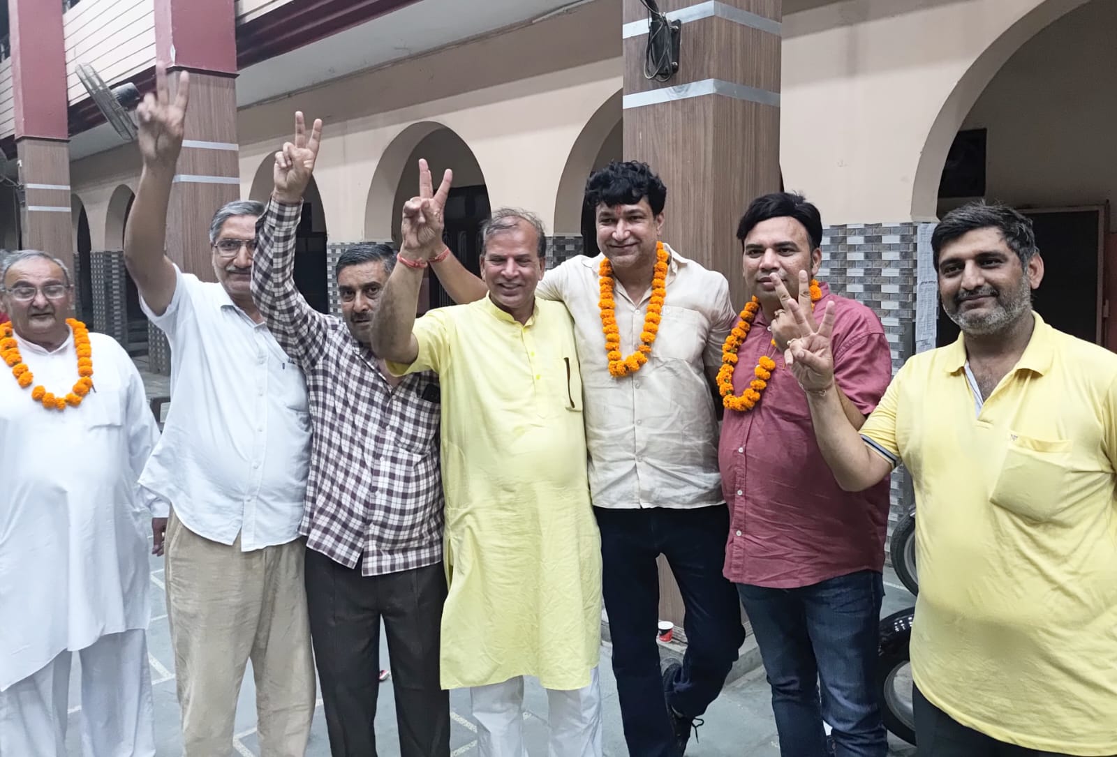 Shiv Shankar Sharma became the co-secretary of District Brahmin Sabha Hisar.